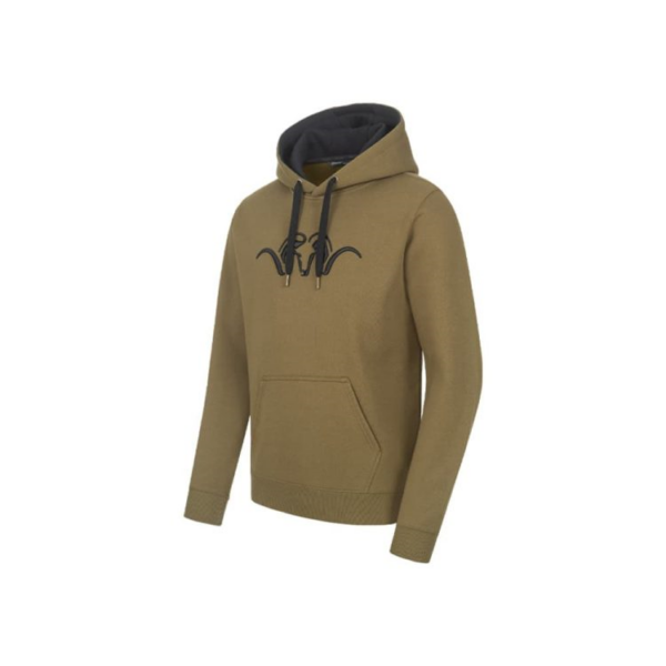 Blaser Men's Hoody 23 Dark Olive/Black - Afbeelding 4