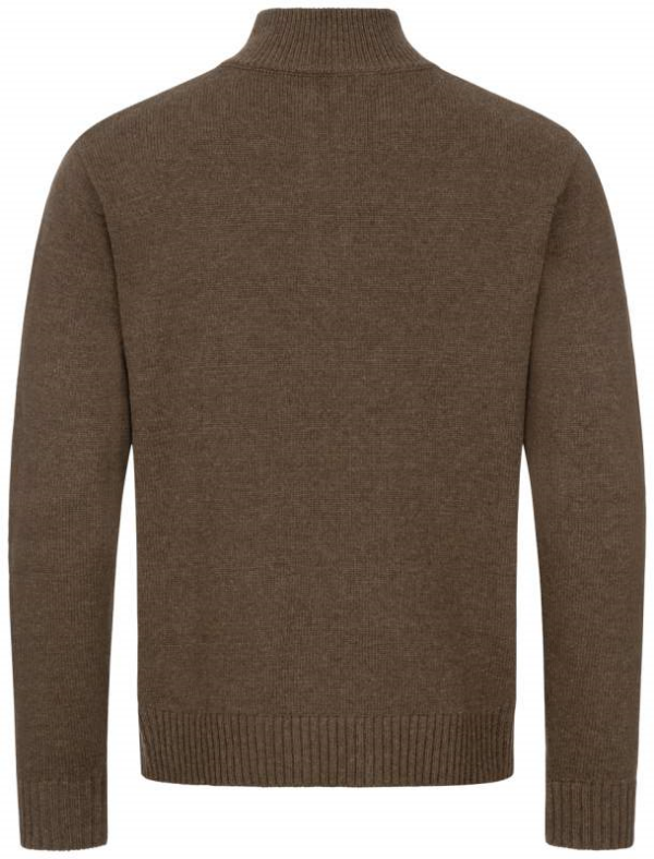 Blaser Men’s Wool HZ Sweater Dark Brown - Afbeelding 4