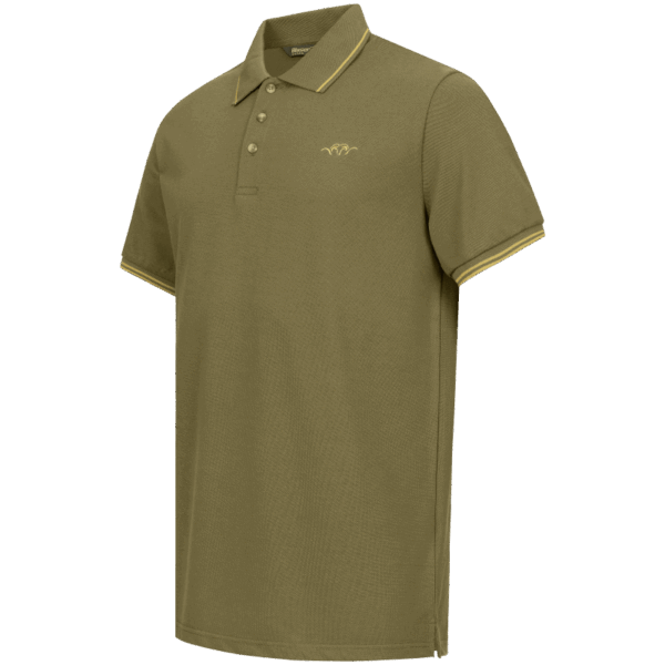 Blaser Men's Polo Shirt 22 Dark Olive - Afbeelding 4