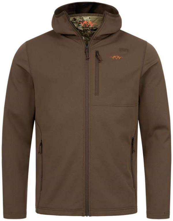 Blaser Men's Drain Full Zip Hoody Dark Brown
