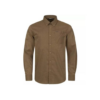 Blaser Men's Stretch Shirt Serge Dark Olive checked