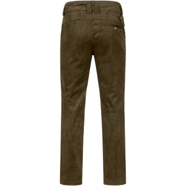 Blaser Men's Suede Trousers Marlon Dark Brown - Afbeelding 2