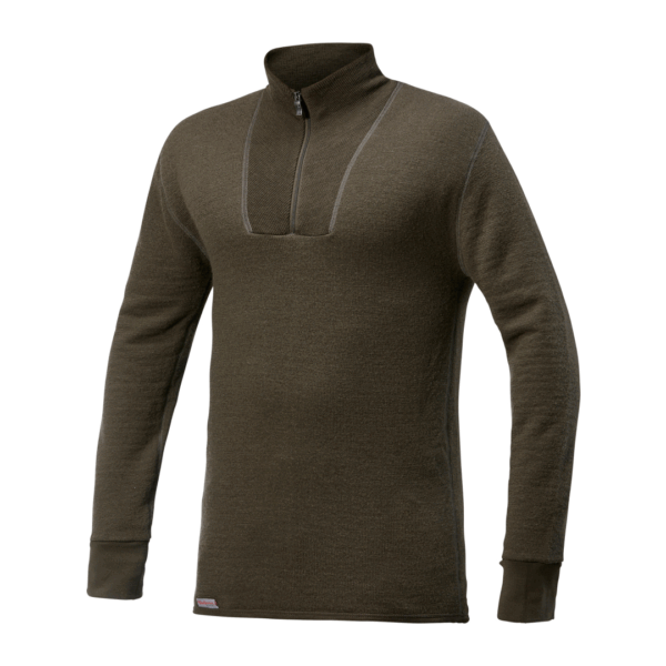 Woolpower Zip Turtleneck Lite Pine Green