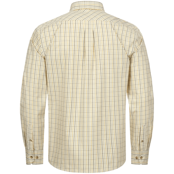 Blaser Men's Shirt Tristan 22 Beige/Yellow Checked - Afbeelding 2