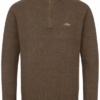 Blaser Men’s Wool HZ Sweater Dark Brown