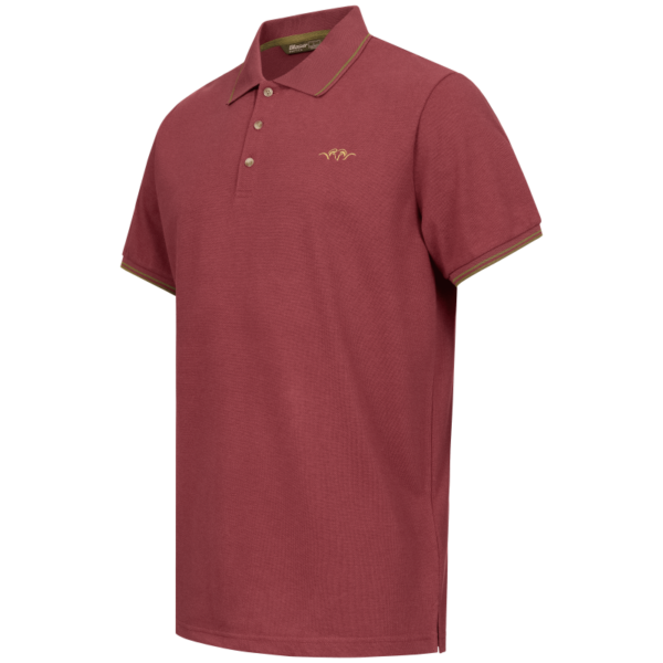 Blaser Men's Polo Shirt 22 Bordeaux - Afbeelding 4
