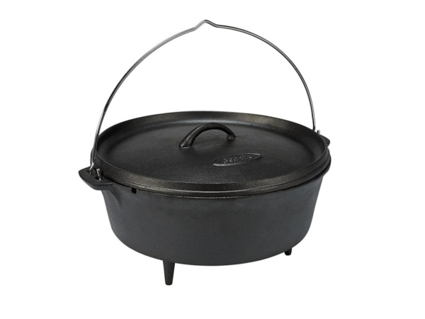 Bon-Fire Pan met deksel, met pootjes 7,6 lt