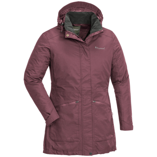Pinewood Wilda Parka Damesjas Plum 2XL