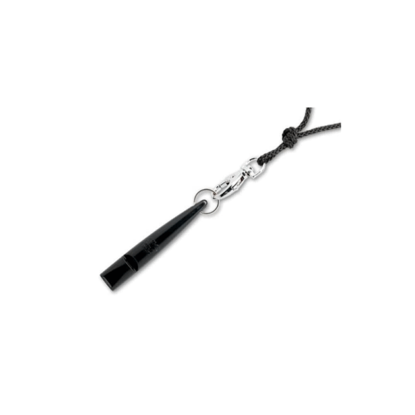 Mystique ACME Whistle 211 1/2 Zwart met koord