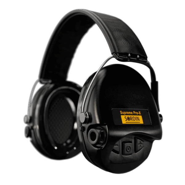Sordin Supreme Pro-X Black (Leren Band)