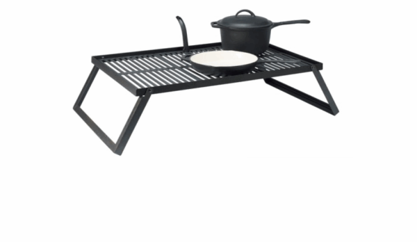 Bon-Fire Gietijzeren Grillrooster met Inklapbare Poten
