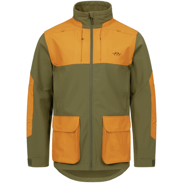 Blaser Men's Tackle Softshell Jacket Dark Olive / Blaze Orange