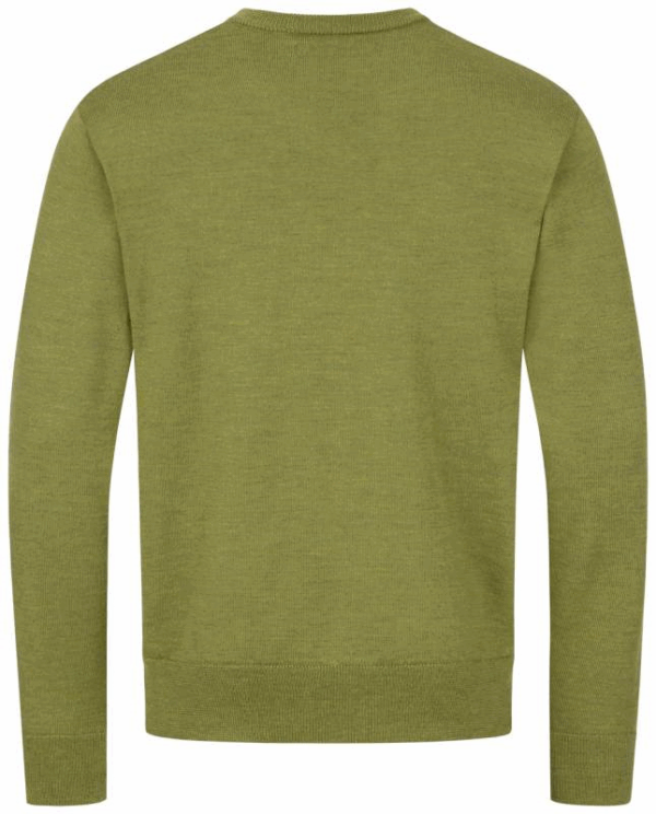 Blaser Men’s Merino V-Neck Sweater Vivid Green - Image 4