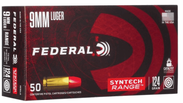 Federal Syntech Range 124gr. 9x19 mm (50stuks)