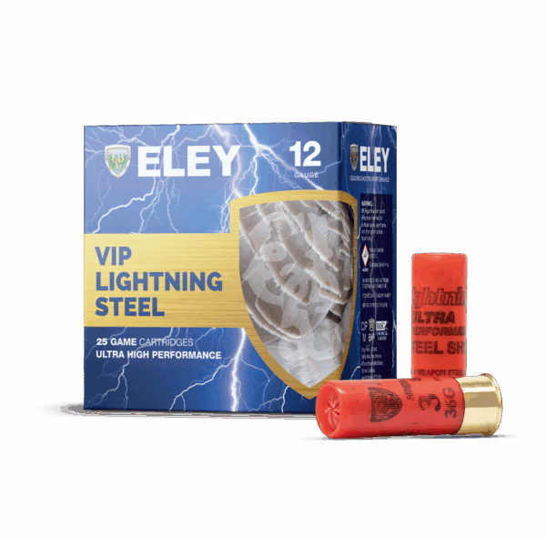 Eley Lightning Ultra Steel 3'' 36gram H4 Kal. 12 (25stuks)
