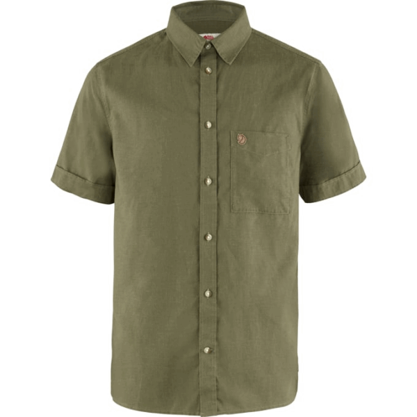 Fjällräven Övik Travel Shirt SS M Green