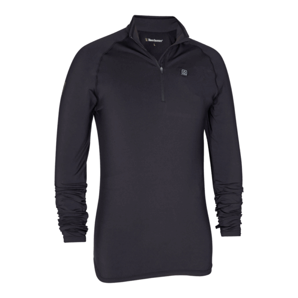 Deerhunter Heat Undershirt with zip-neck Black