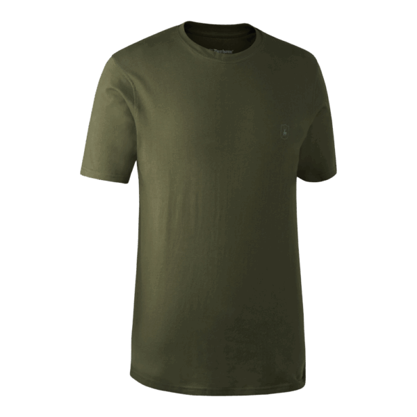 Deerhunter T-shirt 2-pack Green / Brown Leaf - Image 2