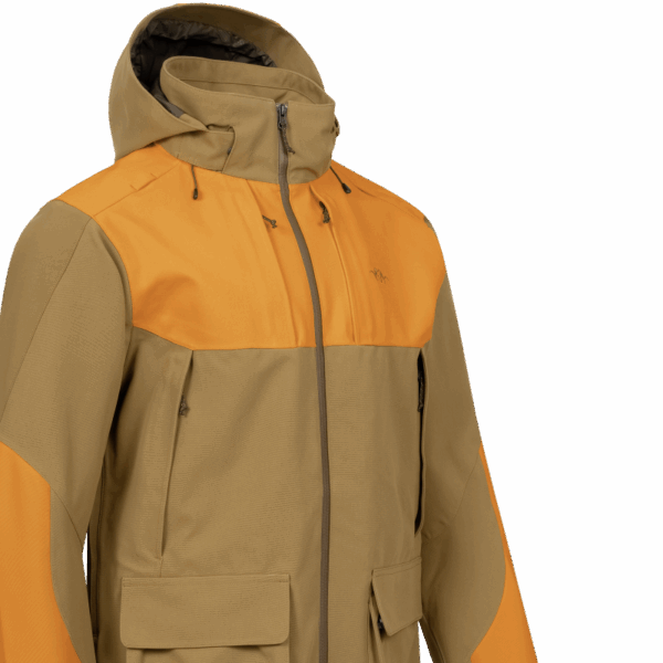 Blaser Men's Striker Jacket Rubber Braun/ Blaze Orange - Image 5