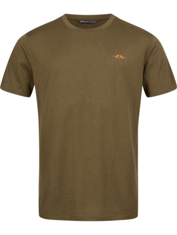 Blaser Men's Merino Base 160 T Dark Olive S