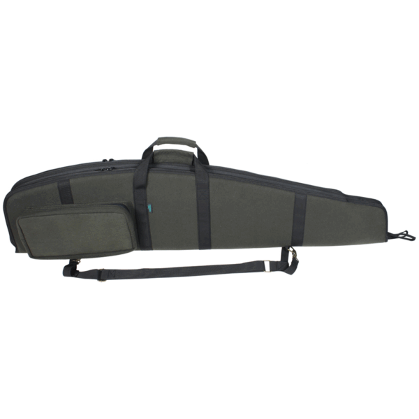 Greenlands Dubbele Geweerfoudraal Loden met voorvak 130x27x6 cm Groen / Zwart