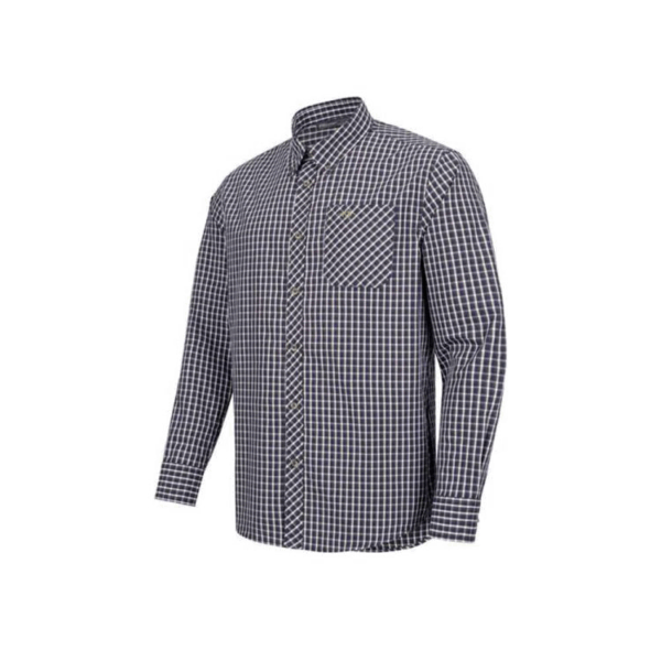 Blaser Men's Shirt Juan Dark Blue/White Checked - Afbeelding 4
