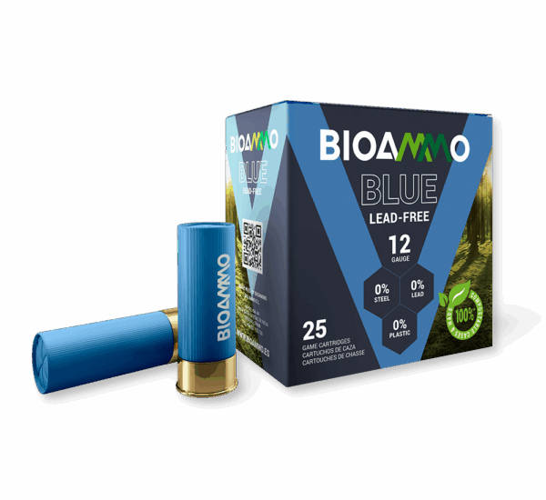 BioAmmo Blue Alloy 32gram H5  Kal. 12 (25stuks)