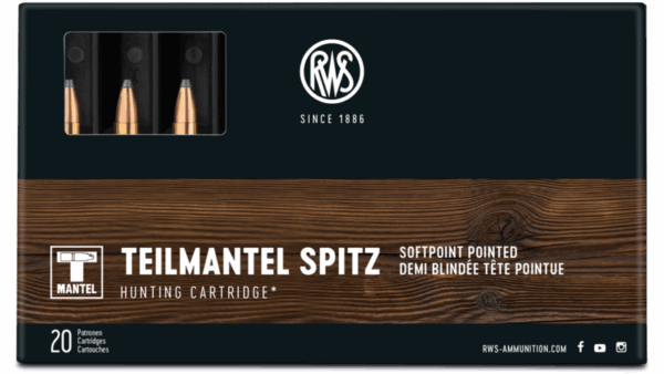 RWS TM Spitz 63gr 5,6x50 R Magnum (20 st/box)