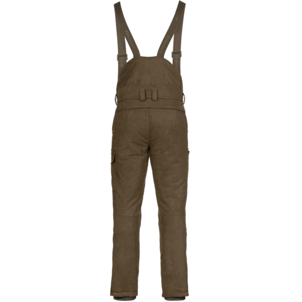 Blaser Men's Suede Bib Pants Matti Dark Brown - Image 2