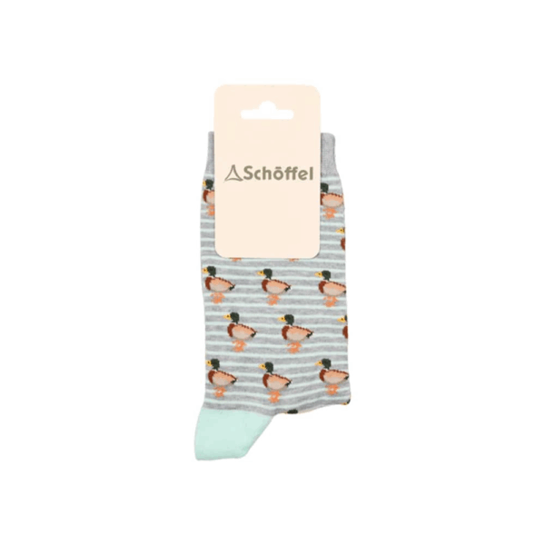 Schöffel Women's Single Cotton Sock Mint Duck