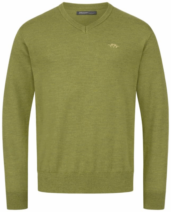 Blaser Men’s Merino V-Neck Sweater Vivid Green