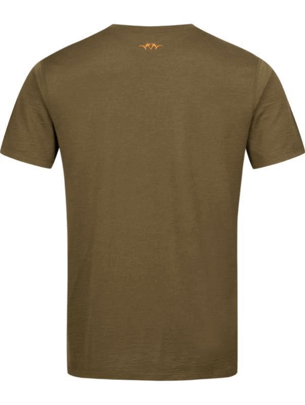 Blaser Men's Merino Base 160 T Dark Olive S - Image 2