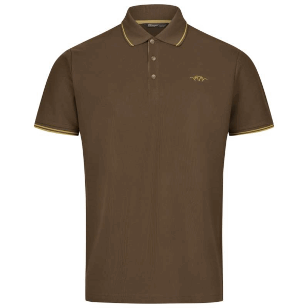 Blaser Men's Polo Shirt 22 Dark Brown