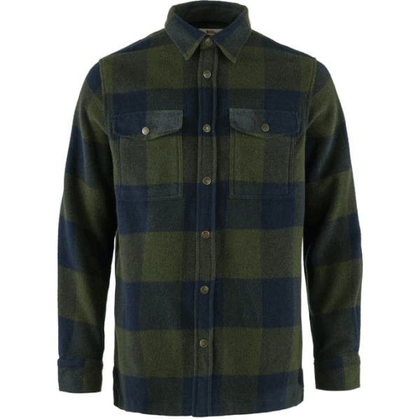 Fjällräven  Canada Shirt M  Deep Forest / Dark Navy
