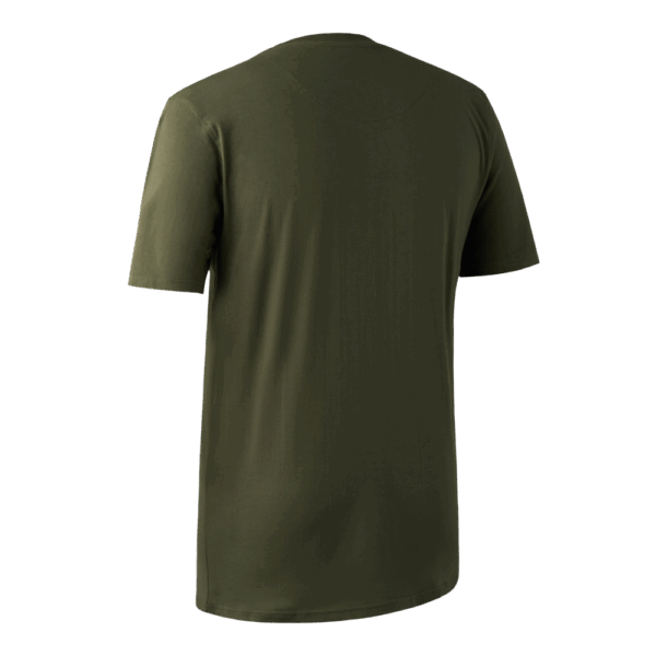 Deerhunter T-shirt 2-pack Green / Brown Leaf - Image 4