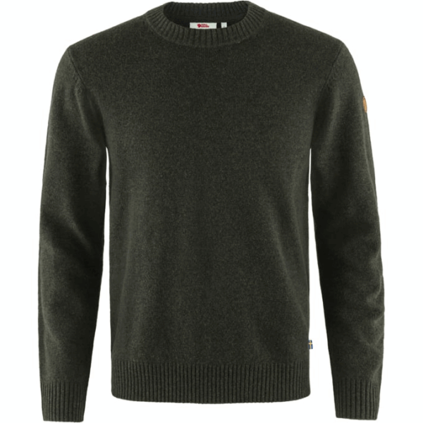 Fjällräven Övik Round-neck Sweater M Dark Olive