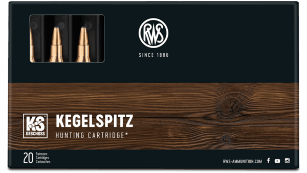 RWS Kegelspitz 127gr. 6.5x57mm (20stuks)