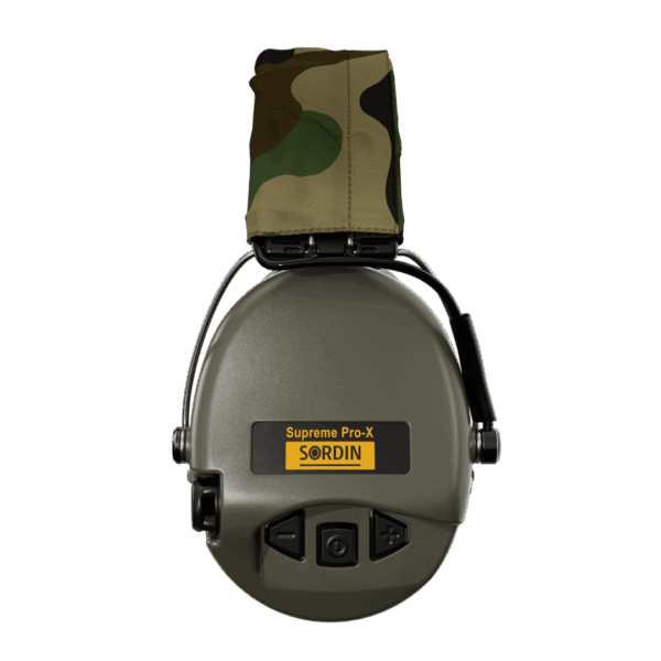 Sordin Supreme Pro-X Green met LED (Camo Canvas Band) - Image 3