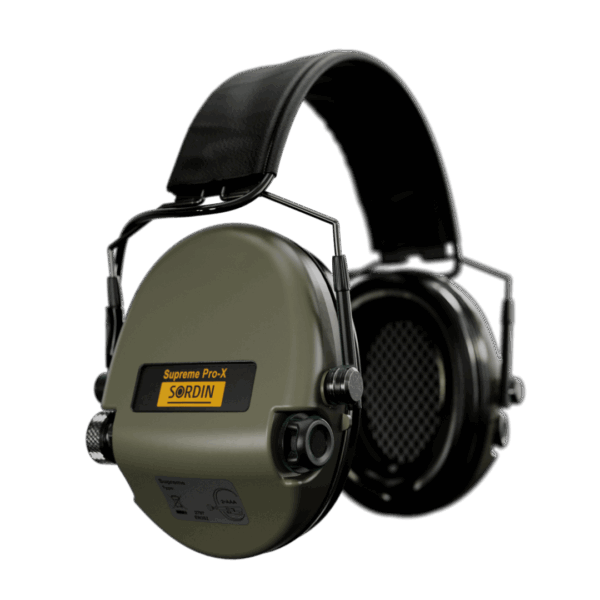 Sordin Supreme Pro-X Slim Green (Leren Band) - Image 2