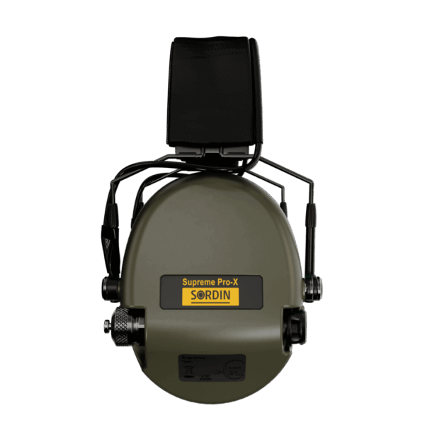 Sordin Supreme Pro-X Slim Green (Leren Band) - Image 4