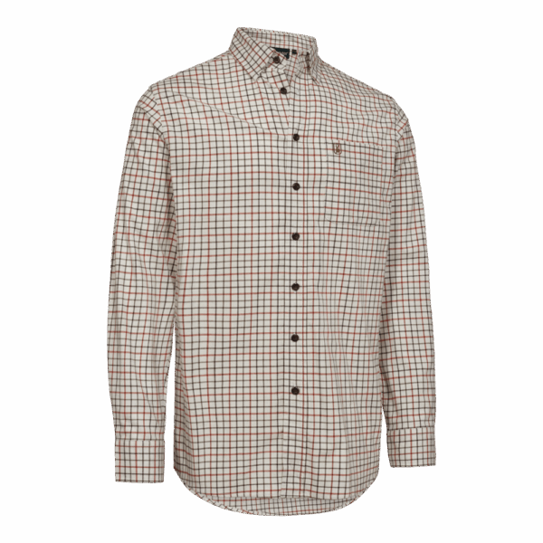 Deerhunter Gavin Shirt Orange Check