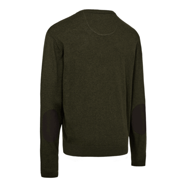 Deerhunter Harrington O-Neck Knit Forest Ember Melange - Image 2
