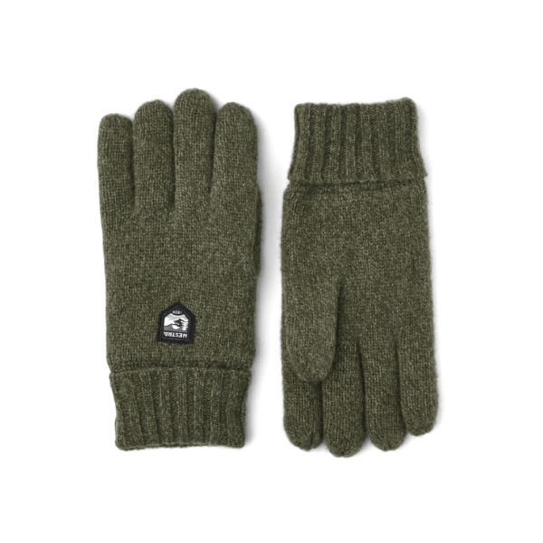 Hestra  Basic Wool Glove 5 finger Olive