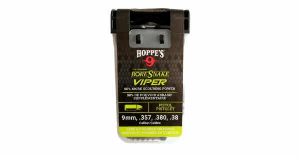 Hoppe's BoreSnake Viper den Pistol 9mm, .357, .380, .38 cal