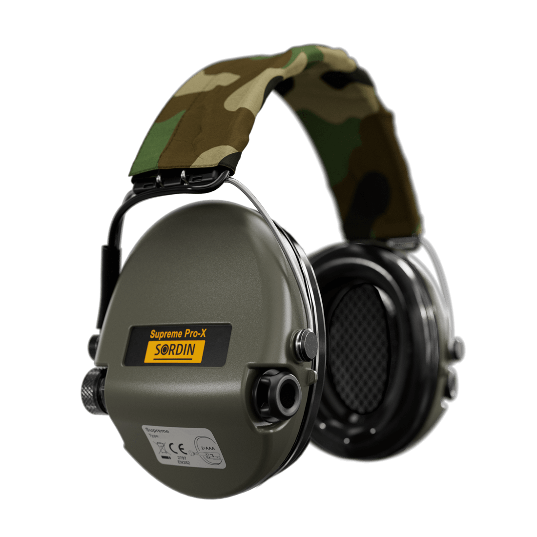 Sordin Supreme Pro-X Green (Canvas Camo Band) - Afbeelding 3