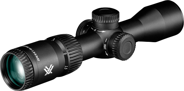 Vortex Crossfire HD 1.5-5.5x32 Illuminated Dead-Hold 2A BDC MOA Scout - Afbeelding 5