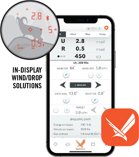Vortex Razor® HD 4000 GB Laser Rangefinder - Afbeelding 8