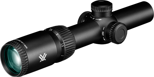 Vortex Crossfire HD 1-4x24 Illuminated Dead-Hold 2A BDC MOA - Afbeelding 2