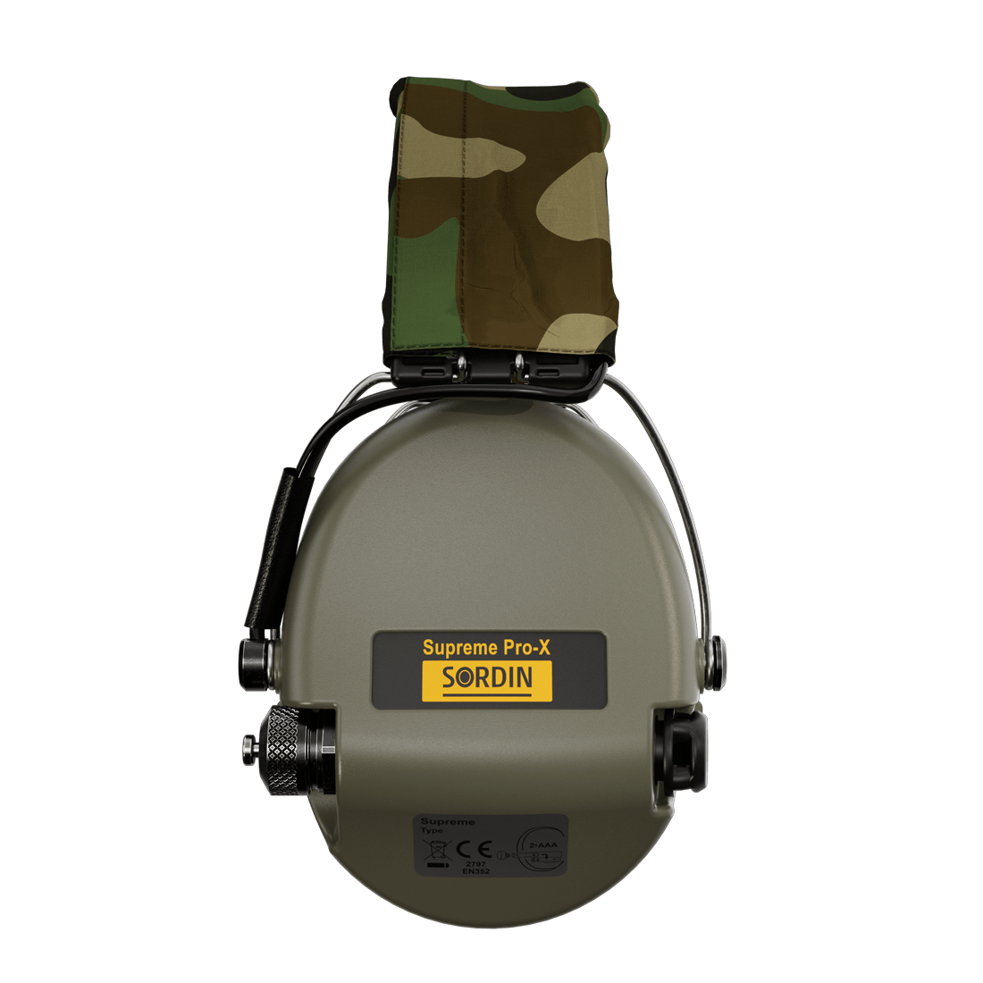 Sordin Supreme Pro-X Green (Canvas Camo Band) - Afbeelding 5