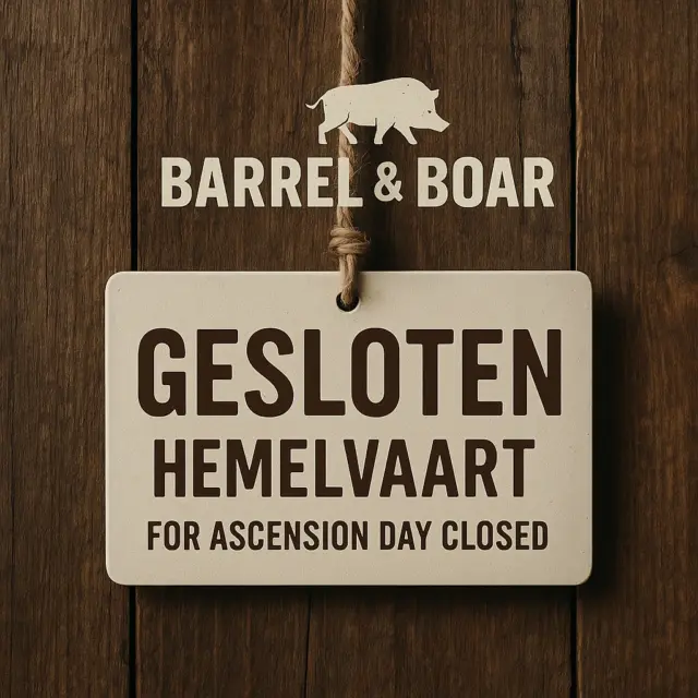 Wij zijn morgen een dagje dicht! Tot vrijdag!